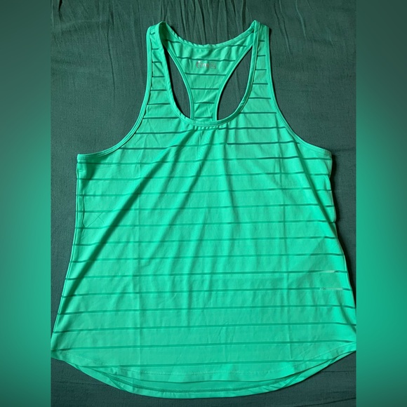 EUC Zyia Caribbean Blue Havana racerback Tank XL - Picture 8 of 8